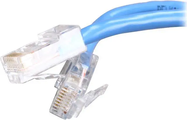 Alt view image 2 of 3 - Belkin A3L791-10-BLU 10 ft. Cat 5E Blue Patch Cable