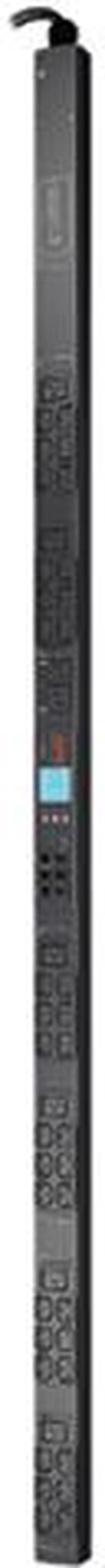 Main image of APC Rack Mount PDU, Metered 208V/20A Three-Phase PDU, (44) Outlets, 0U Vertical Rackmount (AP8861)