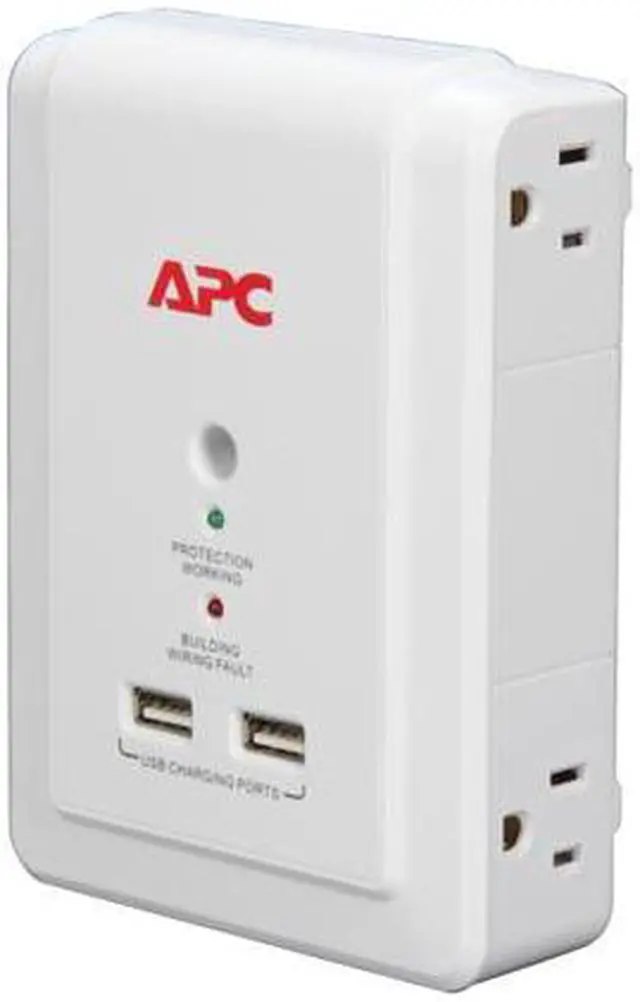 Main image of APC P4WUSB 4 Outlets 1000 J Essential Surge Suppressor