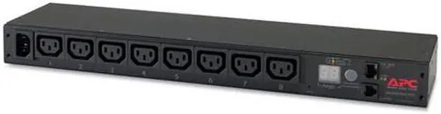 Alt view image 2 of 2 - APC AP7820 Metered 1U 208V,230V 15A Power Distribution Unit