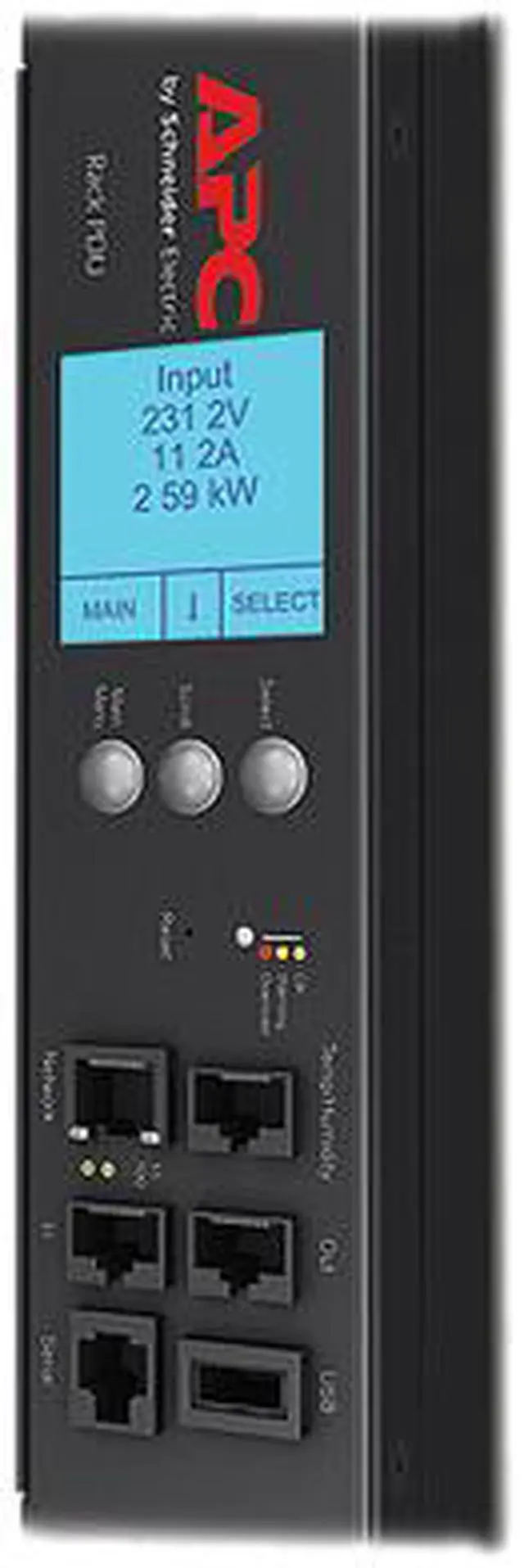 Main image of APC Rack Mount PDU, Switched Rack 200V-230V/30A, (24) Outlets, 0U Vertical Rackmount (AP8941)