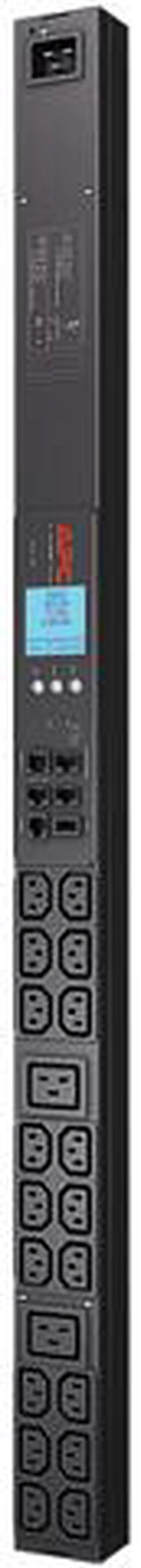 Main image of APC Rack Mount PDU, Metered 20A/208V, 16A/230V, (20) Outlets, 0U Vertical Rackmount (AP8858)
