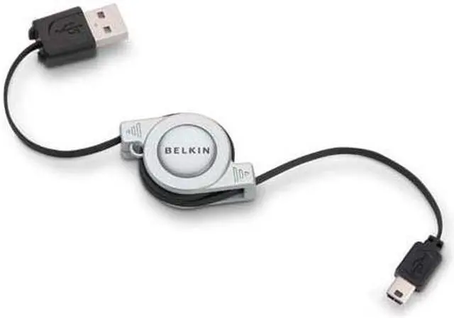 Main image of Belkin F3U138v03-RTC 2-Tone 5-Pin Mini-B Retractable Hi-Speed USB 2.0 Cable