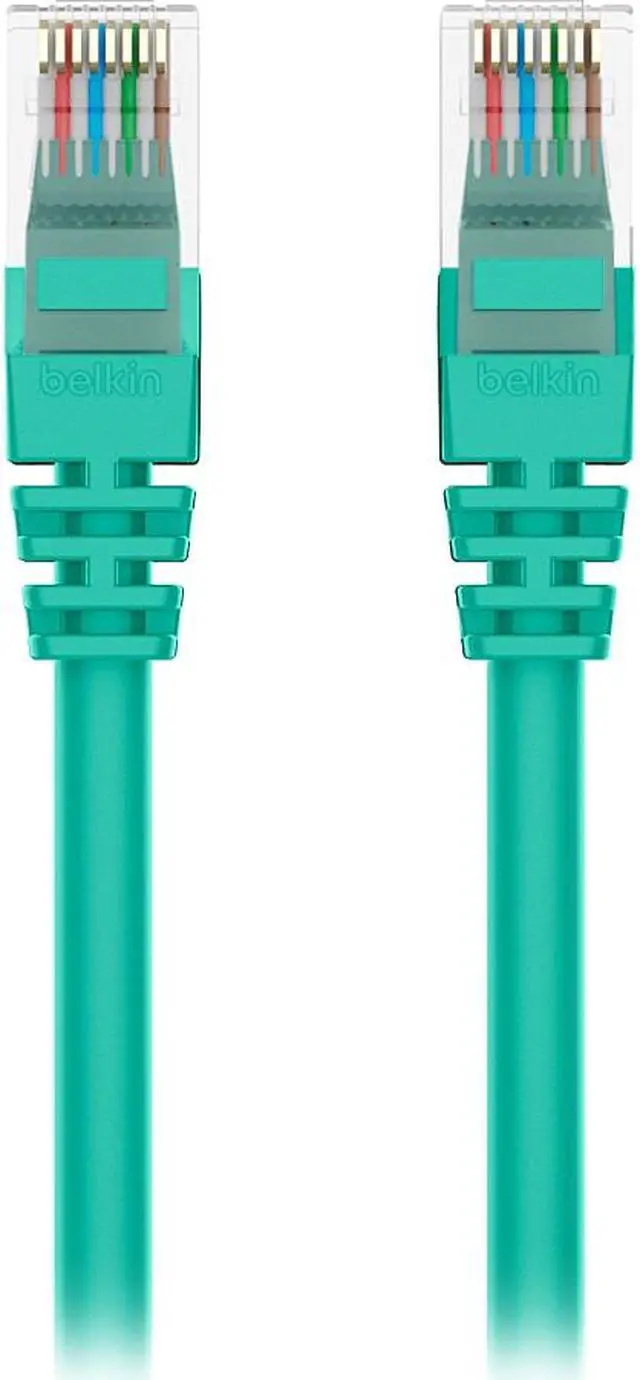 Alt view image 3 of 5 - Belkin A3L980-05-GRN-S 5 ft. Cat 6 Green Network Cable