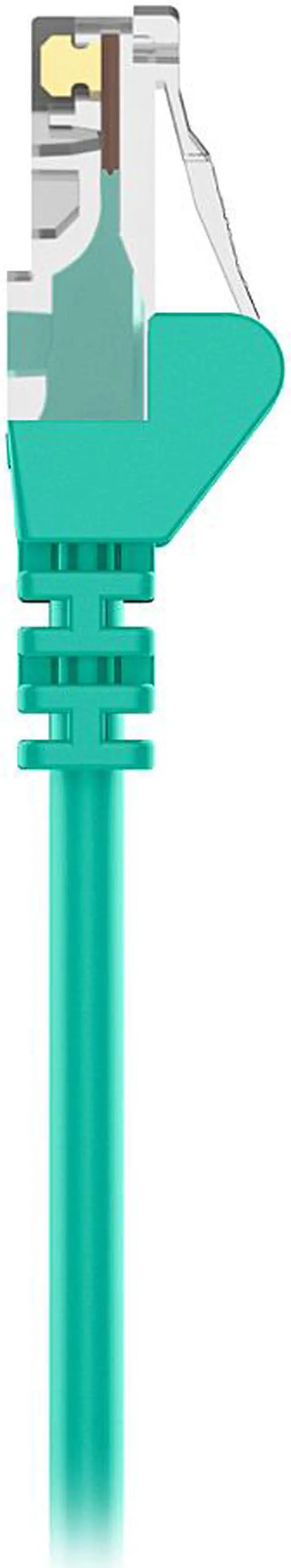 Alt view image 4 of 5 - Belkin A3L980-05-GRN-S 5 ft. Cat 6 Green Network Cable