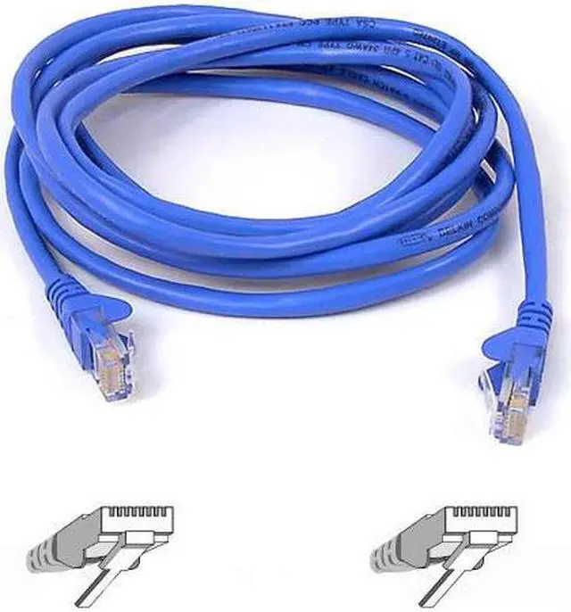 Main image of Belkin A3L980-10-BLU-S 10 ft. Cat 6 Blue Network Cable