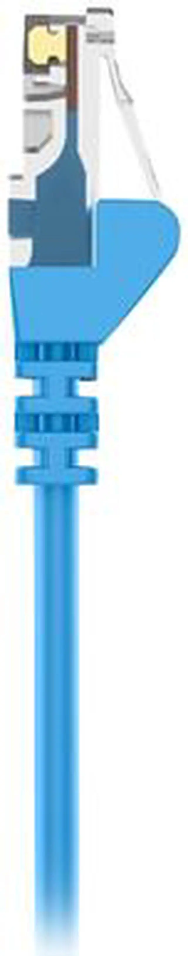 Alt view image 4 of 6 - Belkin A3L980-20-BLU-S 20 ft. Cat 6 Blue Network Cable