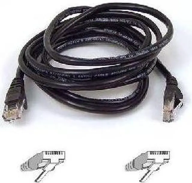 Main image of Belkin A7L504-1000-BLK 1000 ft. Cat 5E Black Solid Bulk Network Cable