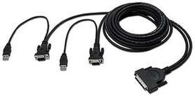 Main image of BELKIN 6 ft. OmniView ENTERPRISE Series Dual-Port KVM Cable, USB F1D9401-06