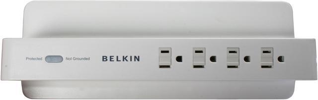 Alt view image 2 of 6 - BELKIN BZ108000-04 4 Feet 8 Outlets 2130 Joules Compact Surge Protector