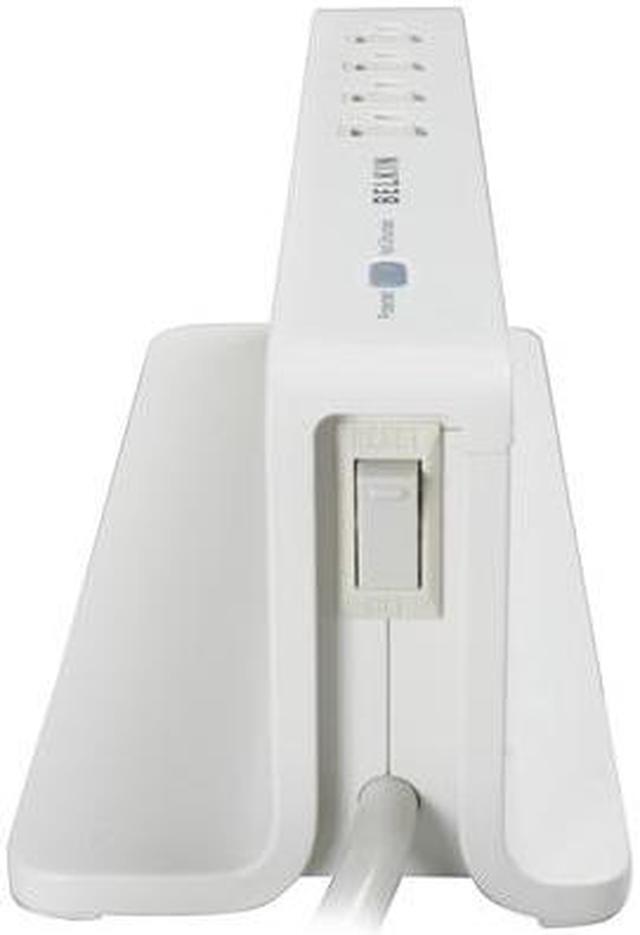 Alt view image 4 of 6 - BELKIN BZ108000-04 4 Feet 8 Outlets 2130 Joules Compact Surge Protector