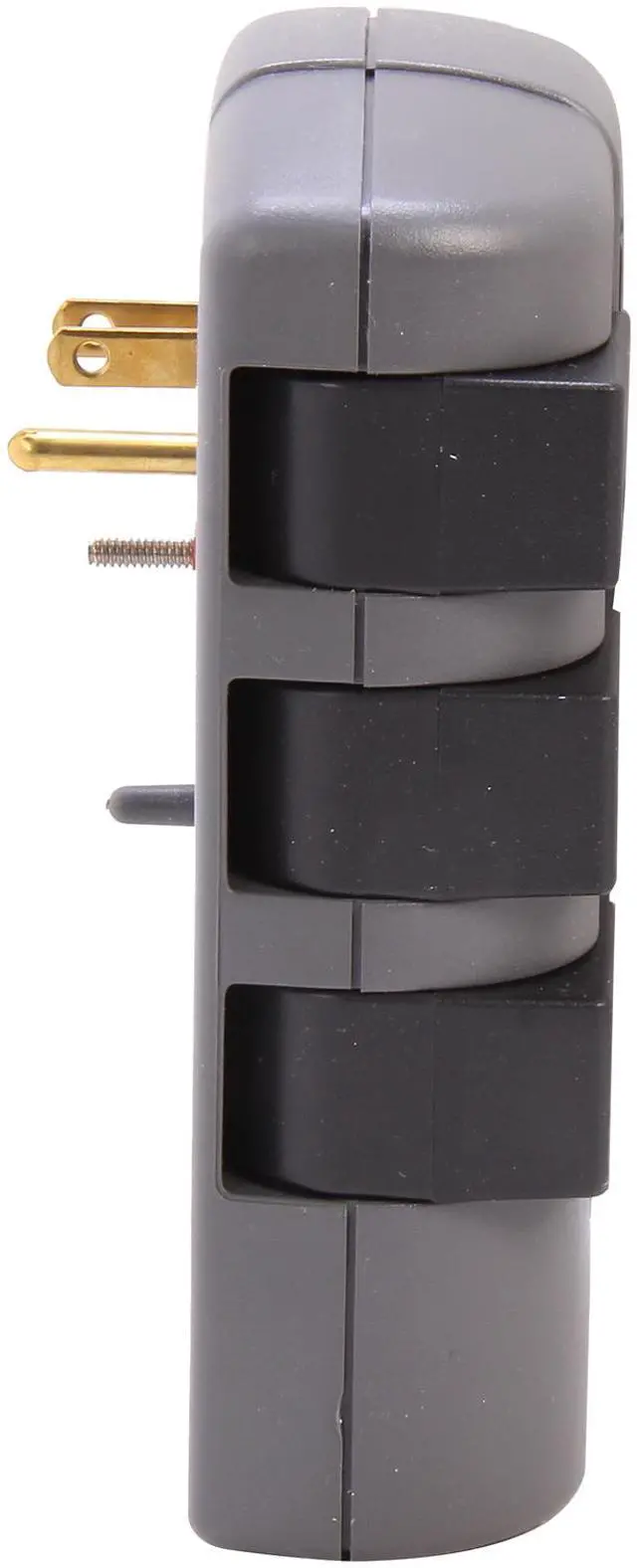 Alt view image 3 of 5 - BELKIN BP106000 Wall Mount 6 Outlets 1080 Joules Pivot-Plug Surge Protector