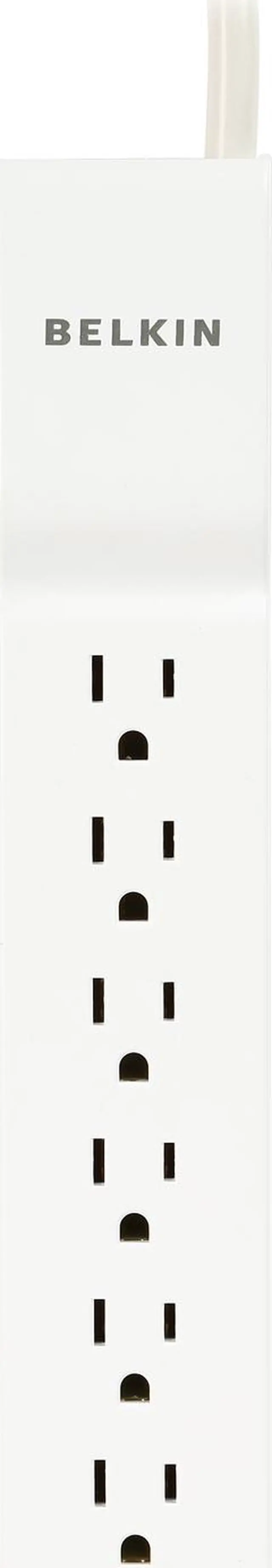 Alt view image 2 of 6 - BELKIN BE106000-06R 6' 6 Outlets 720 Joules Home/office Surge Protector