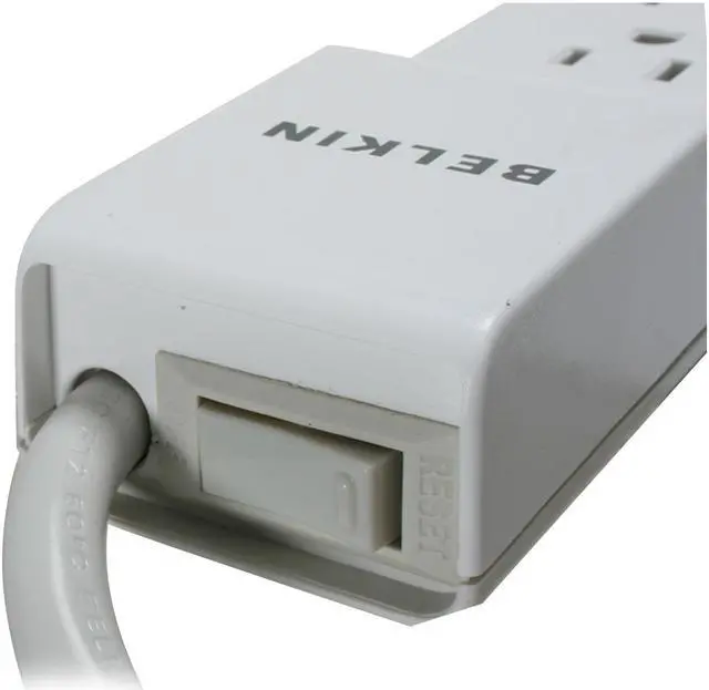 Alt view image 4 of 8 - BELKIN BE106000-04 4 Feet 6 Outlets 720 Joules Home/Office Surge Protector