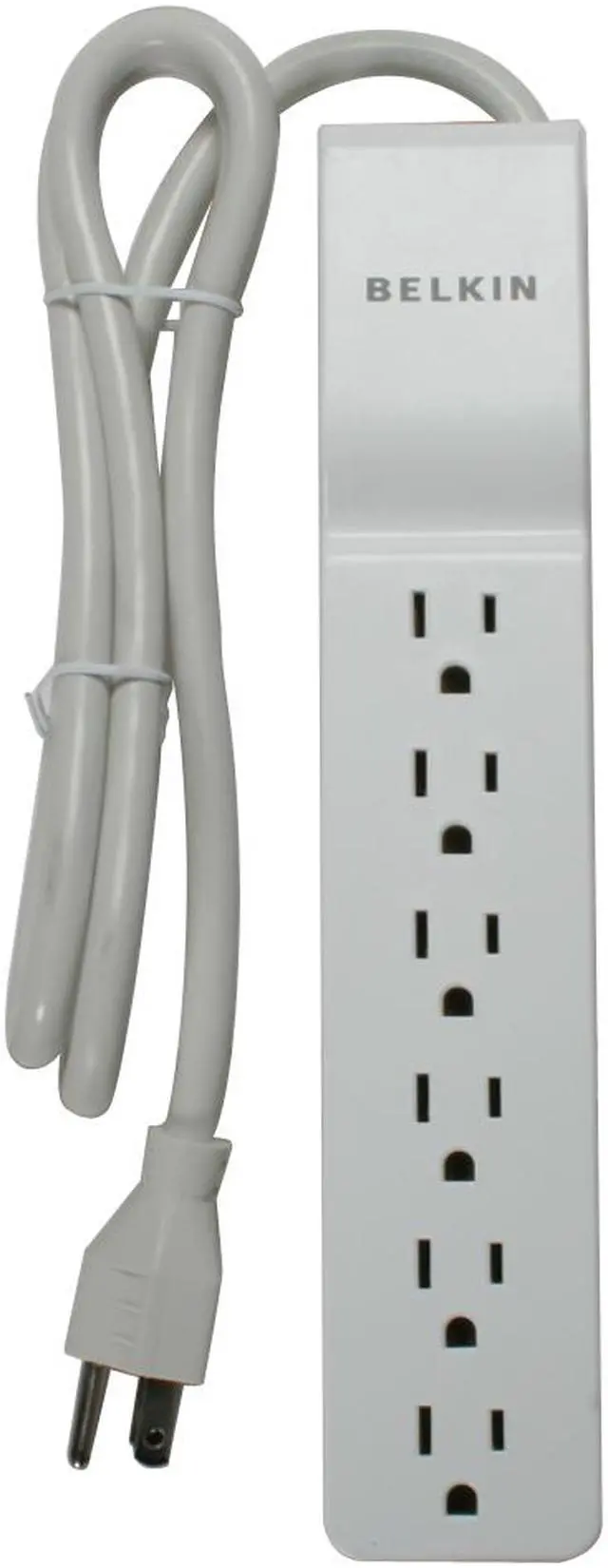 Alt view image 5 of 8 - BELKIN BE106000-04 4 Feet 6 Outlets 720 Joules Home/Office Surge Protector
