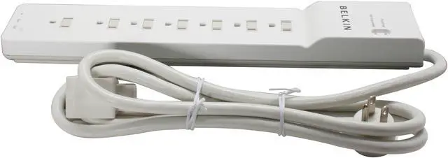 Alt view image 3 of 7 - BELKIN BE107200-06 6 Feet 7 Outlets 2320 joule Home/office Surge Protector