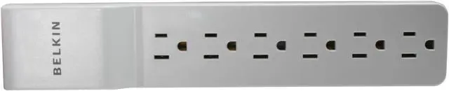 Alt view image 2 of 6 - BELKIN BE106000-08R 8 Feet 6 Outlets 720 Joules Home / Office Surge Protector