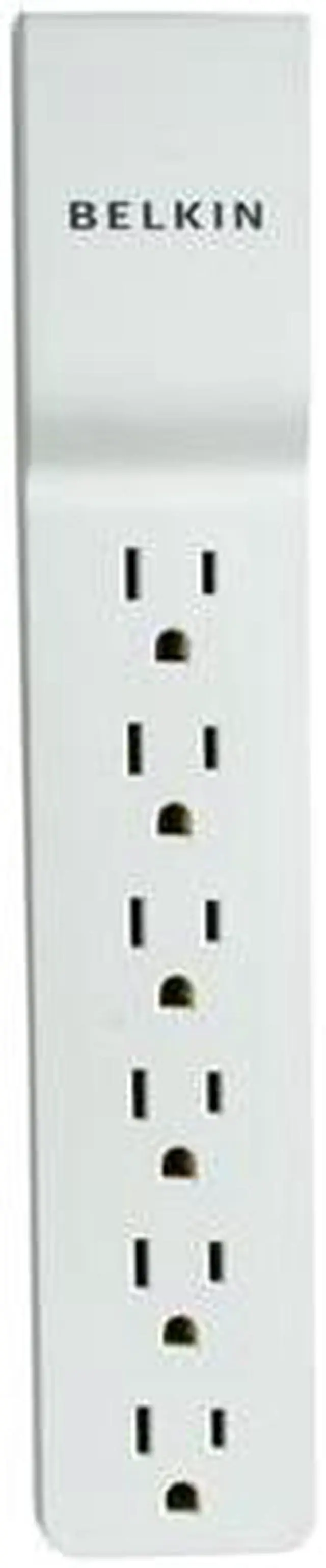 Alt view image 2 of 4 - BELKIN BE106000-2.5 2.5 feet 6 Outlets 555 joule Home/Office Surge Protector