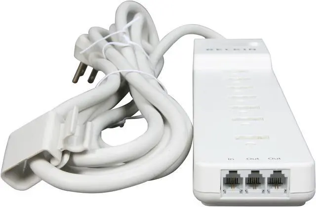 Alt view image 2 of 5 - BELKIN 7 Outlets Home/Office Surge Protector Extended Cord,12.0 Feet, 2160 Joules - BE107200-12