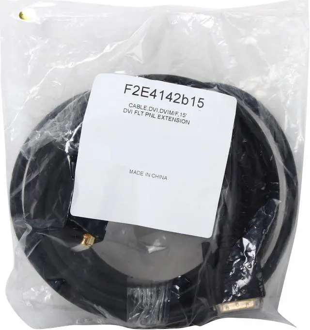 Alt view image 3 of 3 - Belkin F2E4142b15 Black Male to Female DVI To DVI Extension Cable