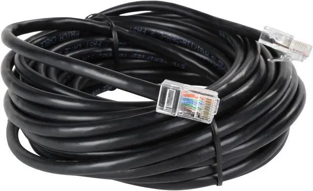 Alt view image 2 of 3 - Belkin A3L791-25-BLK 25 ft. Cat 5E Black Patch Network Cable