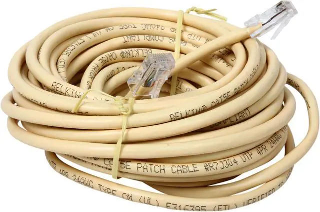Alt view image 2 of 3 - Belkin A3L791-25-YLW 25 ft. Cat 5E Yellow Patch Network Cable
