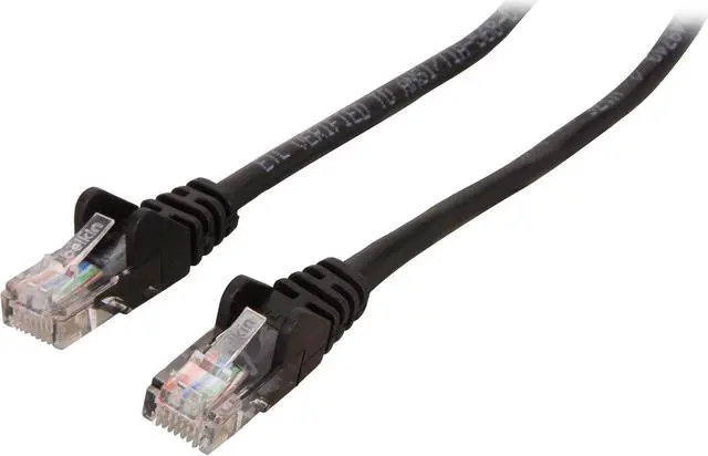 Main image of Belkin A3L791-03-BLK-S 3 ft. Cat 5E Black Network Cable