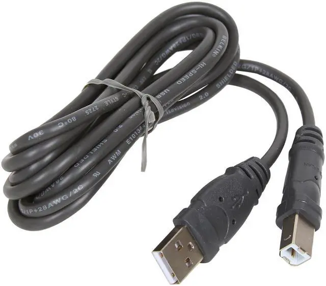 Alt view image 2 of 3 - Belkin F3U133b06 Black Hi-Speed USB 2.0 Cable