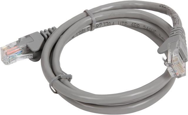 Alt view image 2 of 3 - Belkin A3L791-03-S 3 ft. Cat 5E Gray Patch Cable