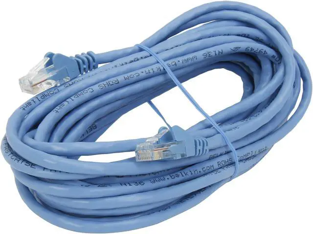 Alt view image 2 of 3 - Belkin A3L791b25-BLU-S 25 ft. Cat 5E Blue Patch Cable