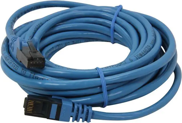 Alt view image 2 of 3 - Belkin A3L980-15-BLU-S 15 ft. Cat 6 Blue Patch Cable