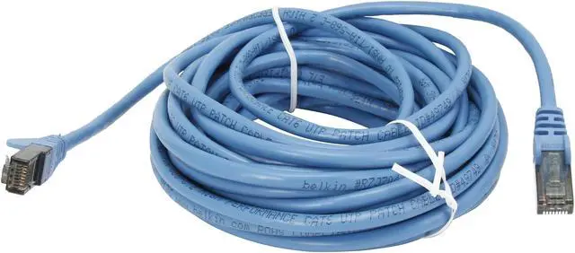 Alt view image 2 of 3 - Belkin A3L980b25-BLU-S 25 ft. Cat 6 Blue Network Cable