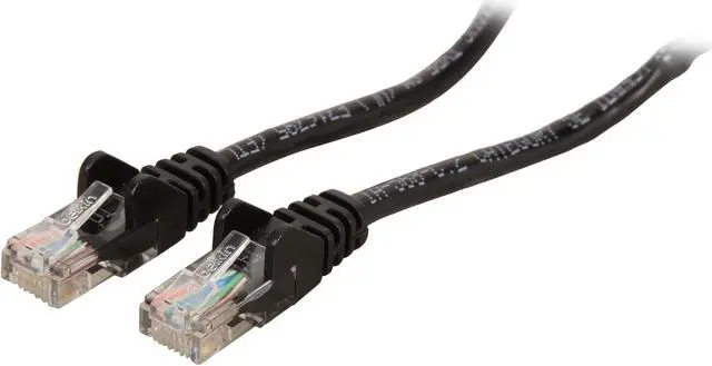 Main image of Belkin A3L791-06-BLK-S 6 ft. Cat 5E Black Network Cable