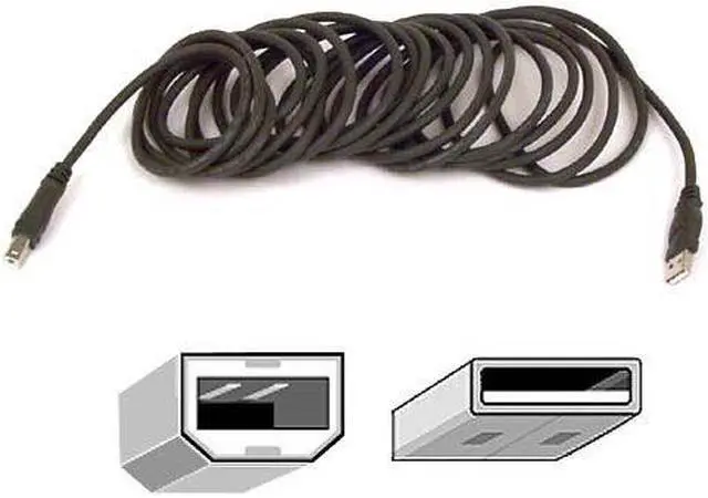 Main image of Belkin F3U133B10 10 ft. Hi-Speed Type A Male USB 2.0 to Type B Male USB 2.0 Cable