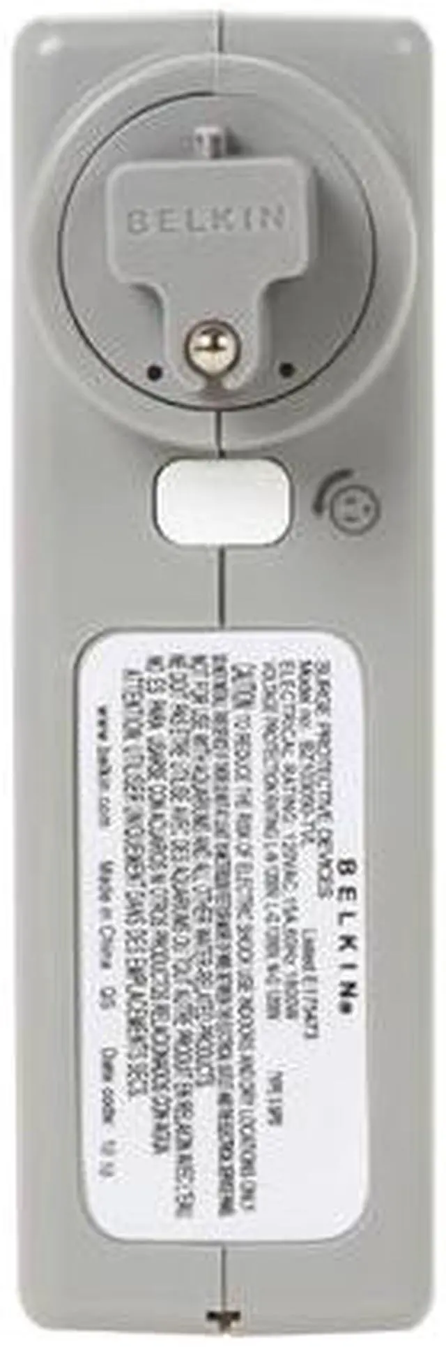Alt view image 5 of 5 - BELKIN BZ103050-TVL Wall Mount 3 Outlets 918 Joules Mini Surge Protector with 2 USB Charger - Wall Mount