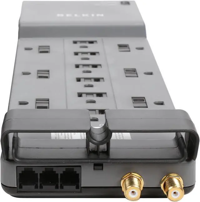 Alt view image 3 of 6 - BELKIN BE112234-08 8 Feet 12 Outlets 3960 Joules Surge Suppressor