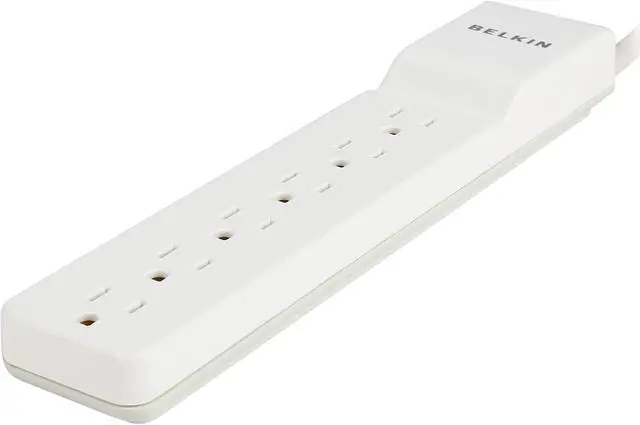 Main image of BELKIN BE106000-06-CM 6 ft. 6 Outlets 720 j Surge Suppressor