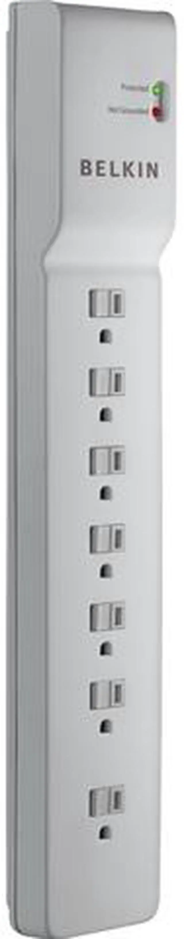 Main image of BELKIN BE107000-06-CM 6 ft. 7 Outlets 750 j Surge Suppressor