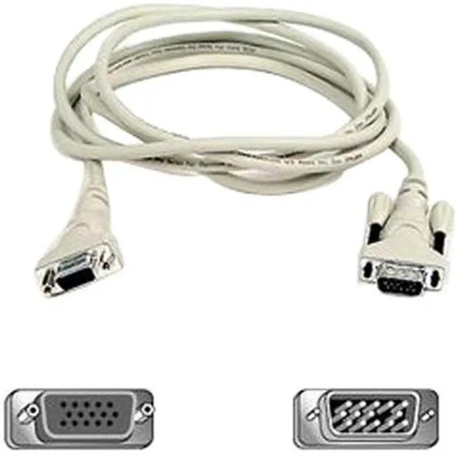 Alt view image 2 of 2 - Belkin F2N025-25 25 ft. HD15 M/F VGA Monitor Extension Cable