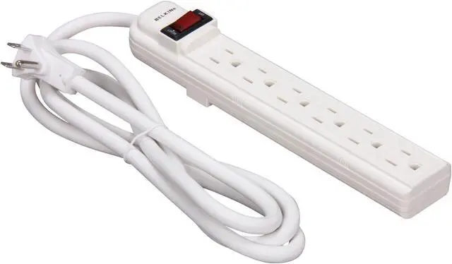 Main image of BELKIN F9P609-05R-DP 6 Outlets Power Console 5 ft. Cord Length