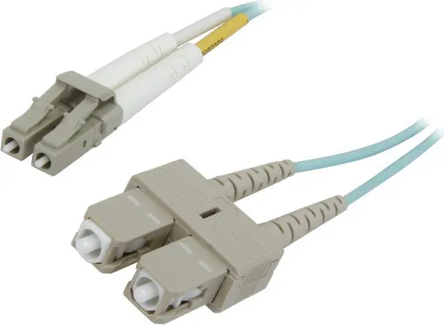 Main image of Belkin F2F402L7-01M-G 3.3 feet (1m) Patch Cable 10 Gig Aqua 50/125 LC/SC Male to Male