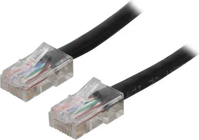 Main image of Belkin A3L791-14-BLK 14 ft. Cat 5E Black Patch Cable CAT5e RJ-45M / RJ-45M