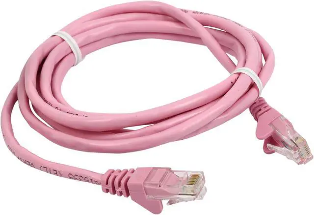 Alt view image 2 of 3 - Belkin A3L791-07-PNK-S 7 ft. Cat 5E Pink Snagless Patch Cable CAT5e RJ-45M / RJ-45M