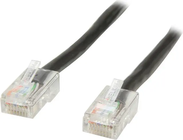 Main image of Belkin A3L791-04-BLK 4 ft. Cat 5E Black Patch Cable CAT5e RJ-45M / RJ-45M