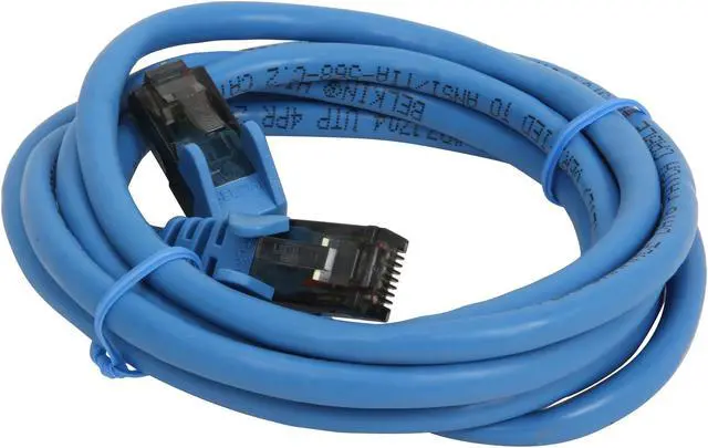 Alt view image 2 of 3 - Belkin A3L980-06-BLU-S 6 ft. Cat 6 Blue Patch Cable CAT6 Snagless RJ-45M / RJ-45M