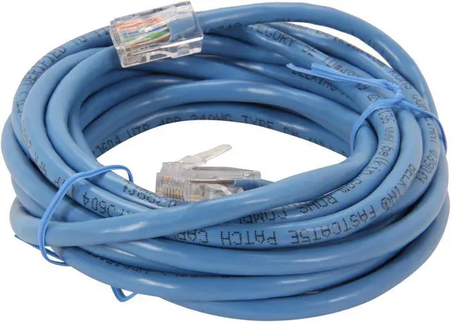 Alt view image 2 of 3 - Belkin A3L791-12-BLU 12 ft. Cat 5E Blue Patch Cable CAT5e RJ-45M / RJ-45M