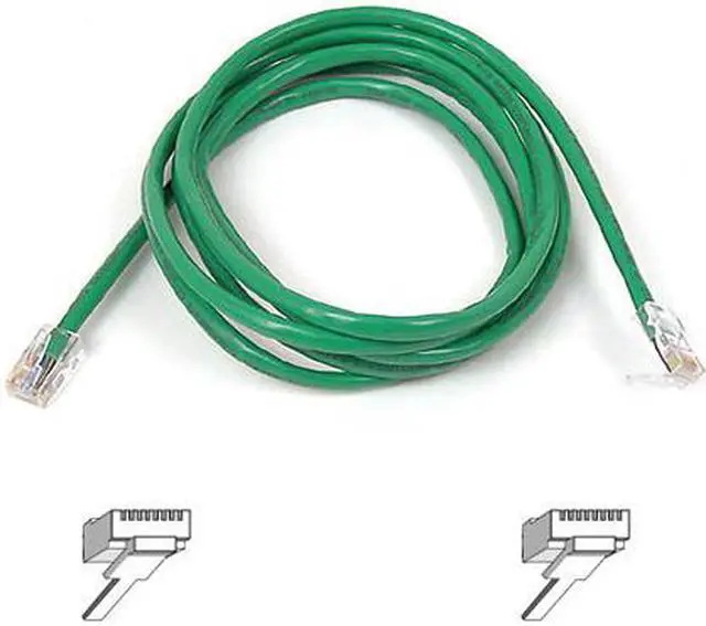 Alt view image 2 of 2 - Belkin A3L791-05-GRN 5 ft. Patch Cable CAT5e RJ-45M / RJ-45M Unshielded