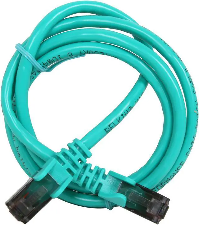 Alt view image 2 of 3 - Belkin A3L980-03-GRN-S 3 ft. Cat 6 Green Patch Cable CAT6 Snagless RJ-45M / RJ-45M