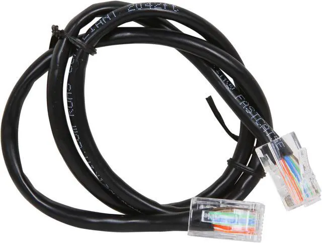 Alt view image 2 of 3 - Belkin A3L791-02-BLK 2 ft. Cat 5E Black Patch Cable CAT5e RJ-45M / RJ-45M