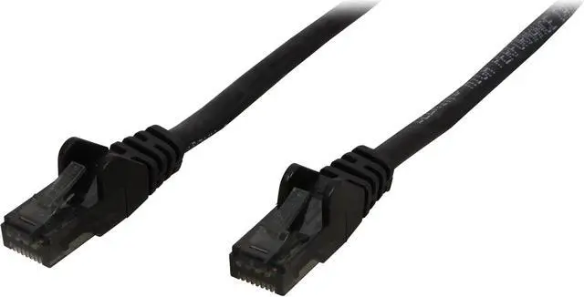 Main image of Belkin A3L980b07-BLK-S 7 ft. Cat 6 Black Patch Cable CAT6 Snagless RJ-45M / RJ-45M